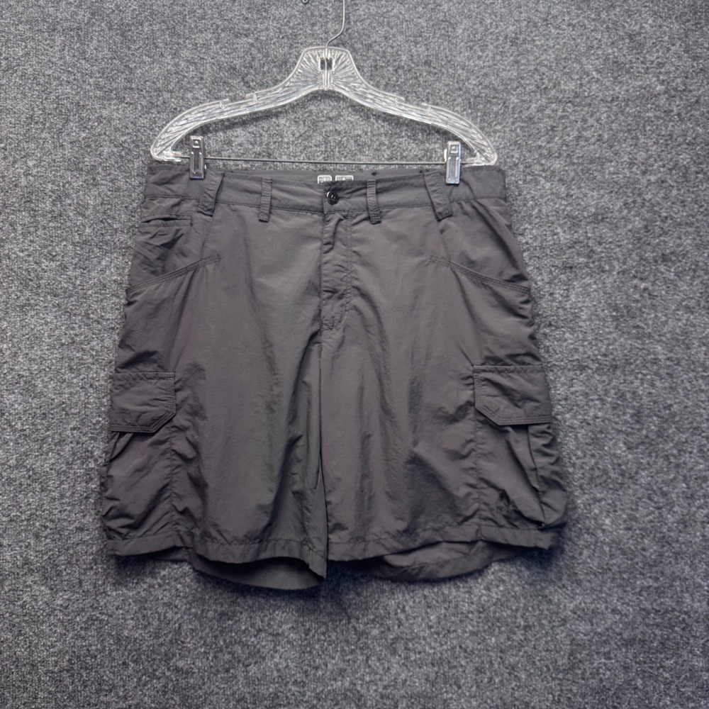 McKinley Cargo Shorts Men L/34 Grey Dry Plus Eco Hiking Outdoor Gorpcore Utility